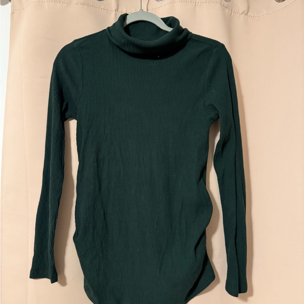Old Navy Forest Green Ribbed Sweater